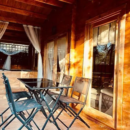 Chalet Bois Jacuzzi Bessan Exterior photo